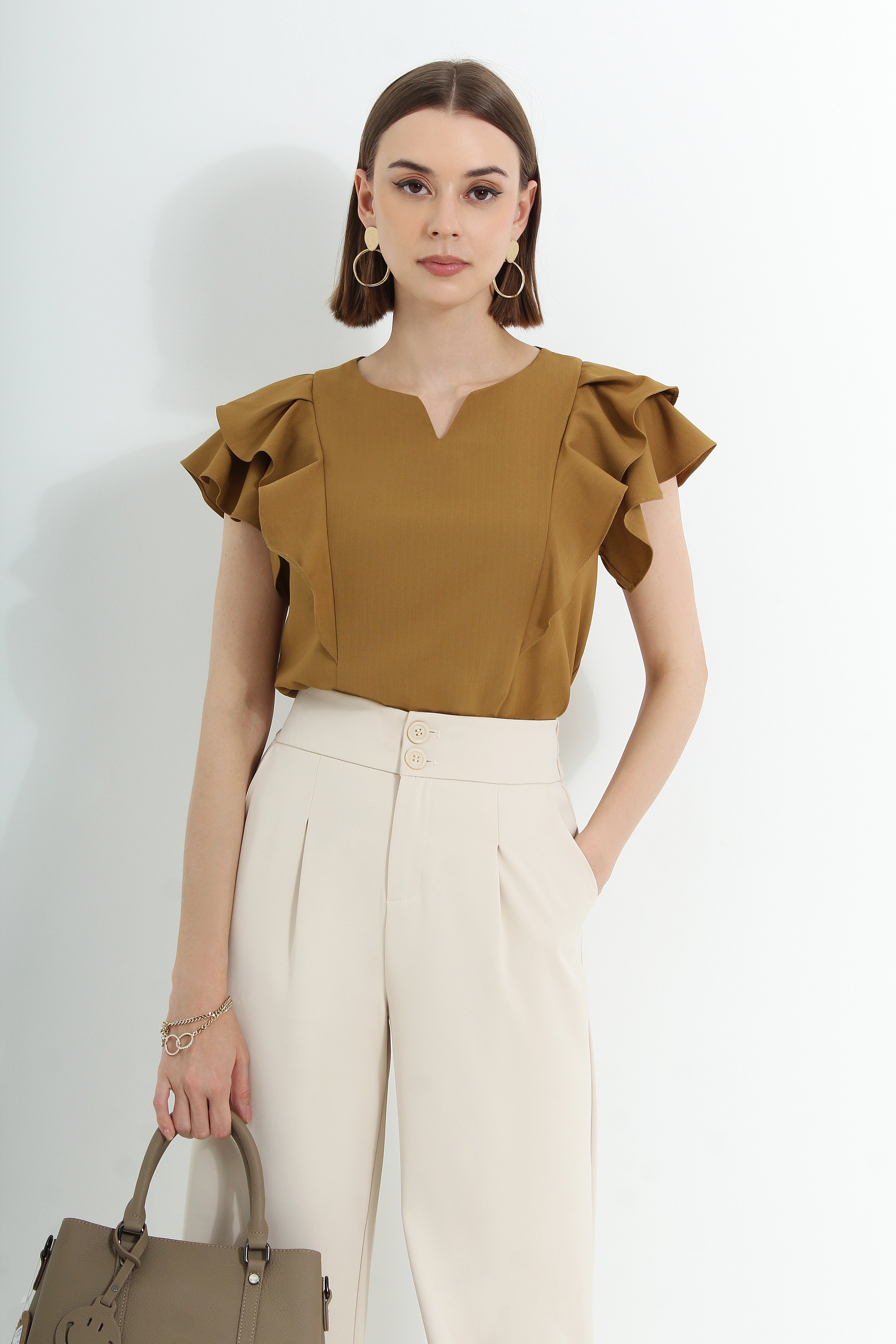 Arethousa Ruffled Blouse