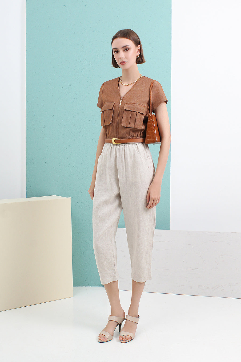 Front Zip Top