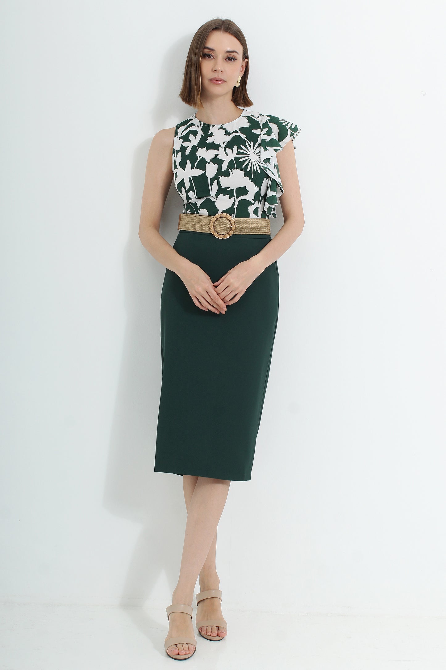 Agnese Minimal Pencil Skirt