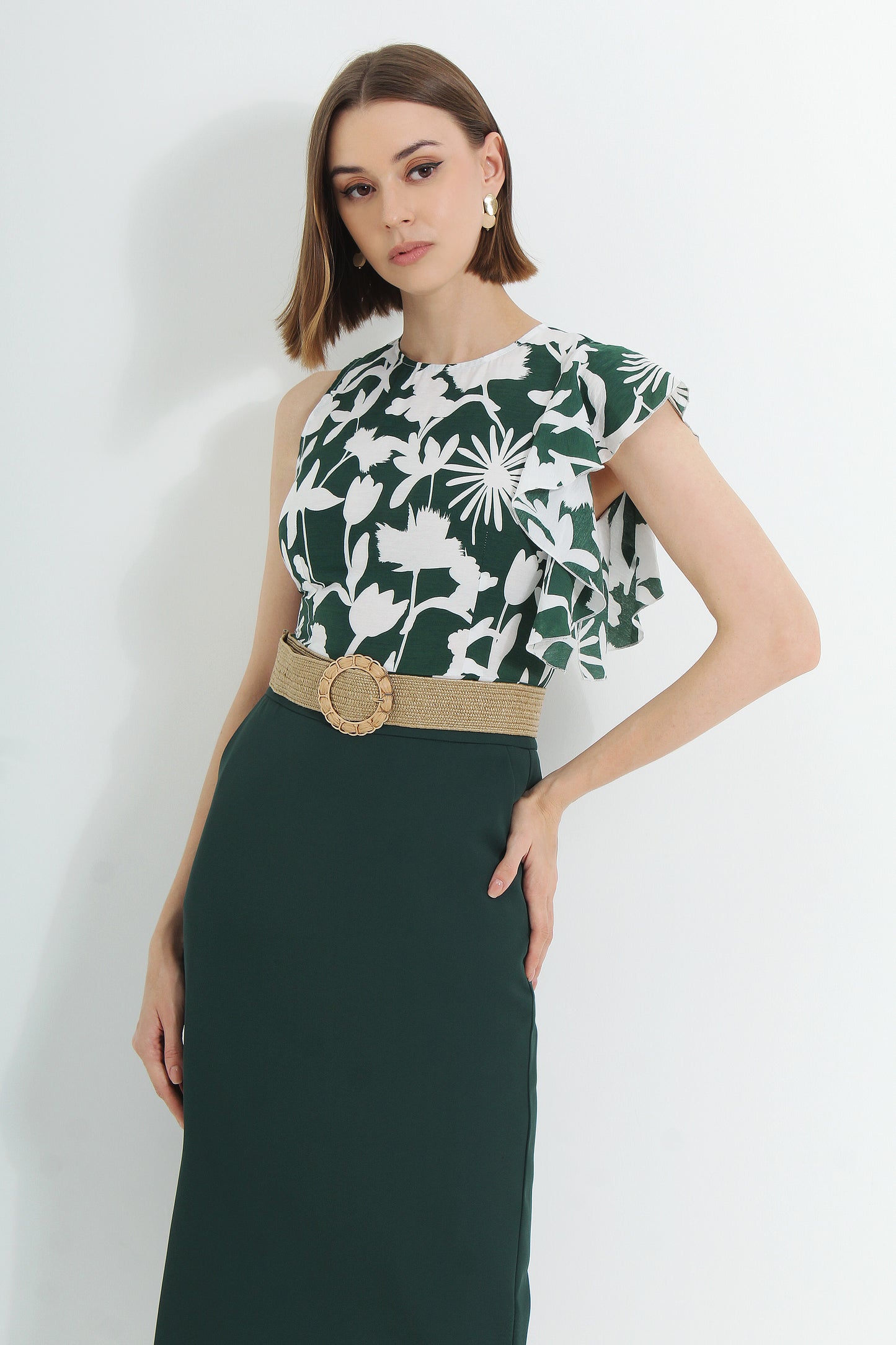 Agnese Minimal Pencil Skirt