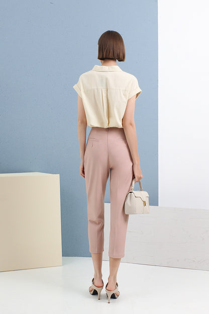 High-Waist Tapered Pants