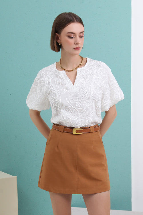 Caia Embroidery Blouse