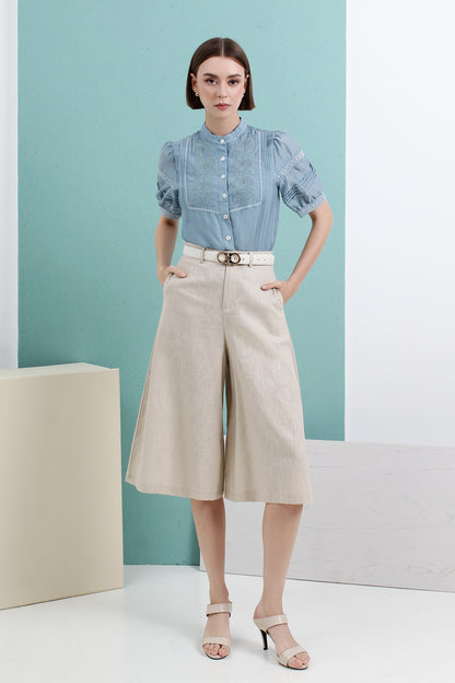 Broderie Embroidered Blouse