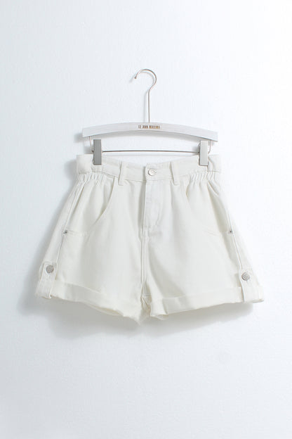 Ella White Shorts