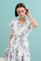 Daphne Chiffon Midi Dress