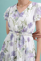 Daphne Chiffon Midi Dress