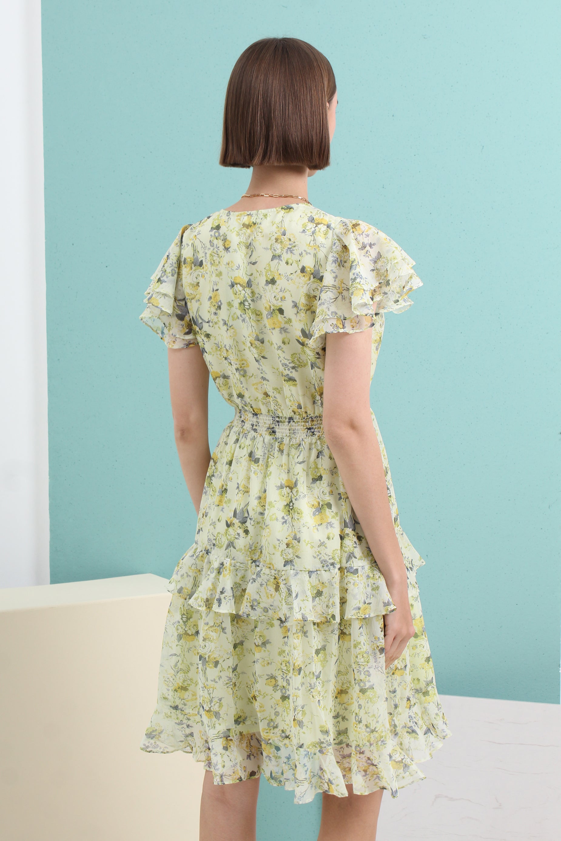 Daphne Chiffon Midi Dress