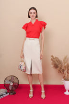 Sienna Puff Short Sleeve Top