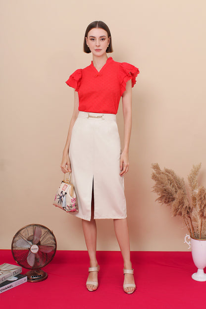 Sienna Puff Short Sleeve Top