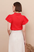 Sienna Puff Short Sleeve Top