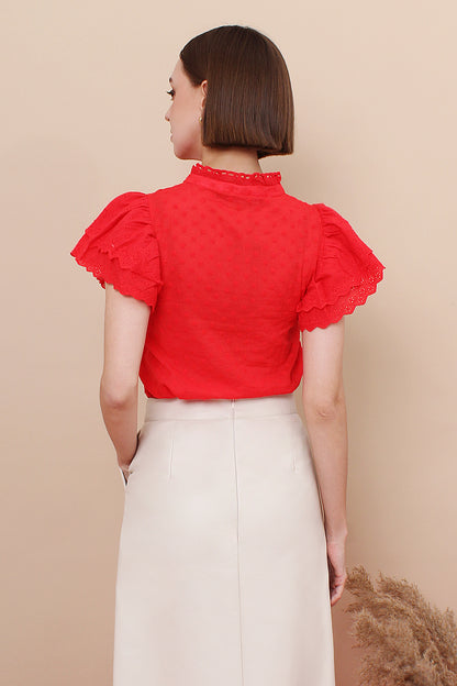 Sienna Puff Short Sleeve Top