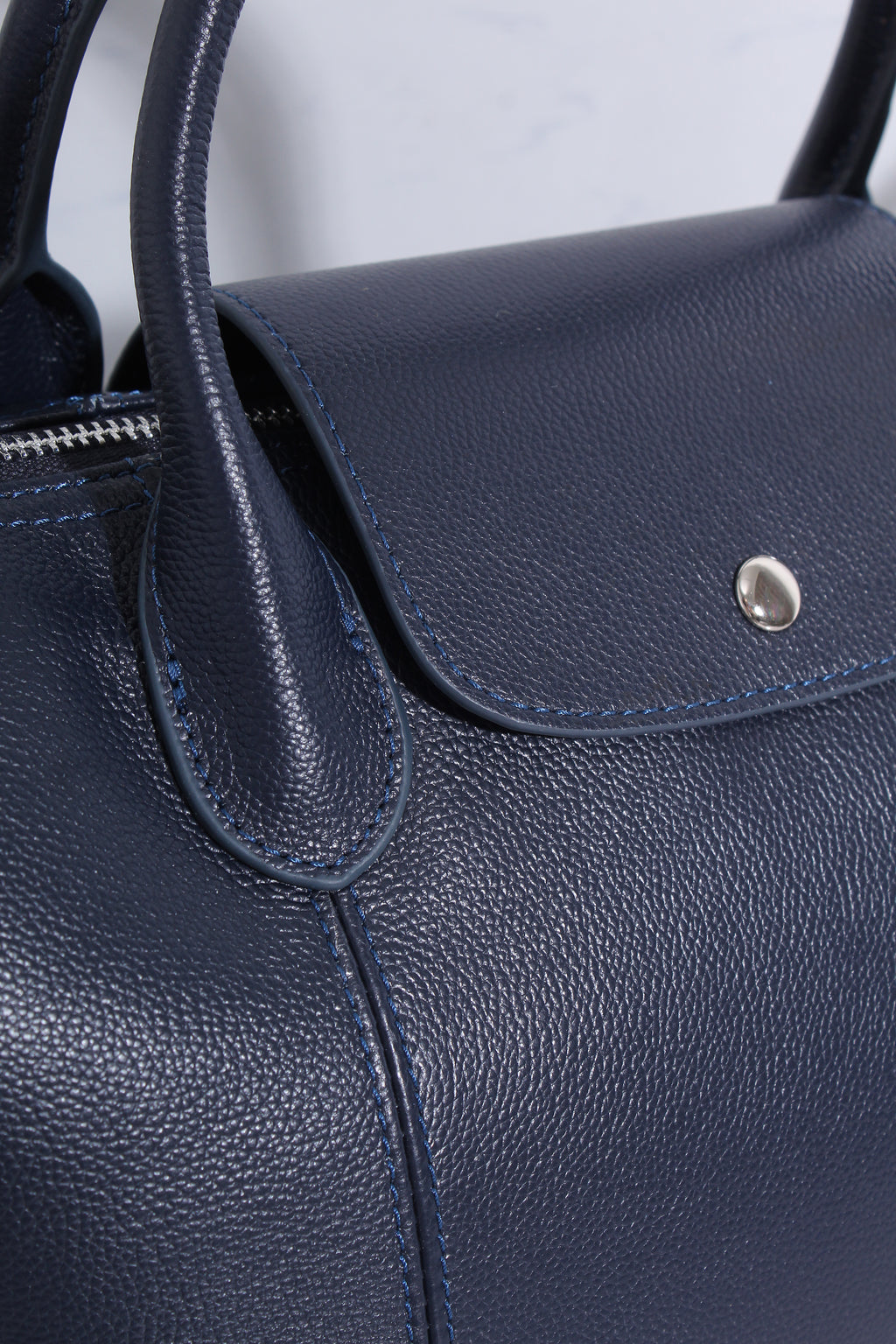 Leather Dual Tote Crossbody Bag