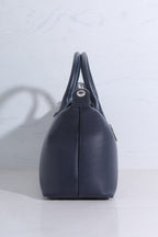 Leather Dual Tote Crossbody Bag