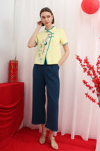 Cressidana Classic Embroidery Modern CNY Top
