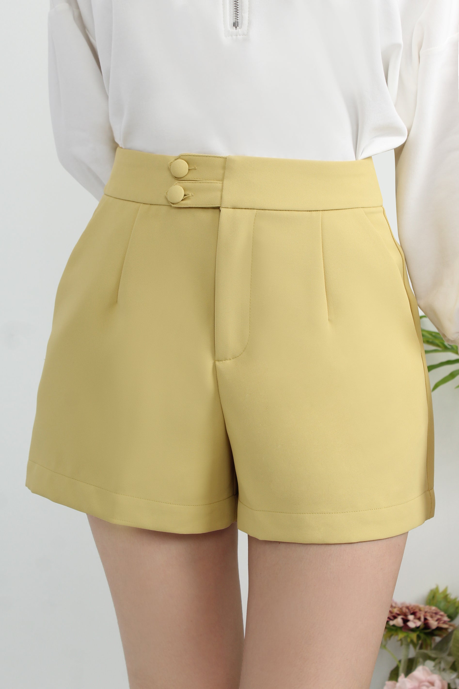 Buttoned Shorts
