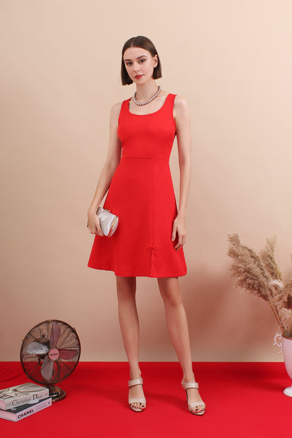 Lotus Knot Layered Oriental Two-Piece Puff Sleeve