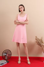 Lotus Knot Two Piece Puff Sleeve