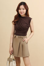 Sophia Belted Mini Skirt [FREE belt]