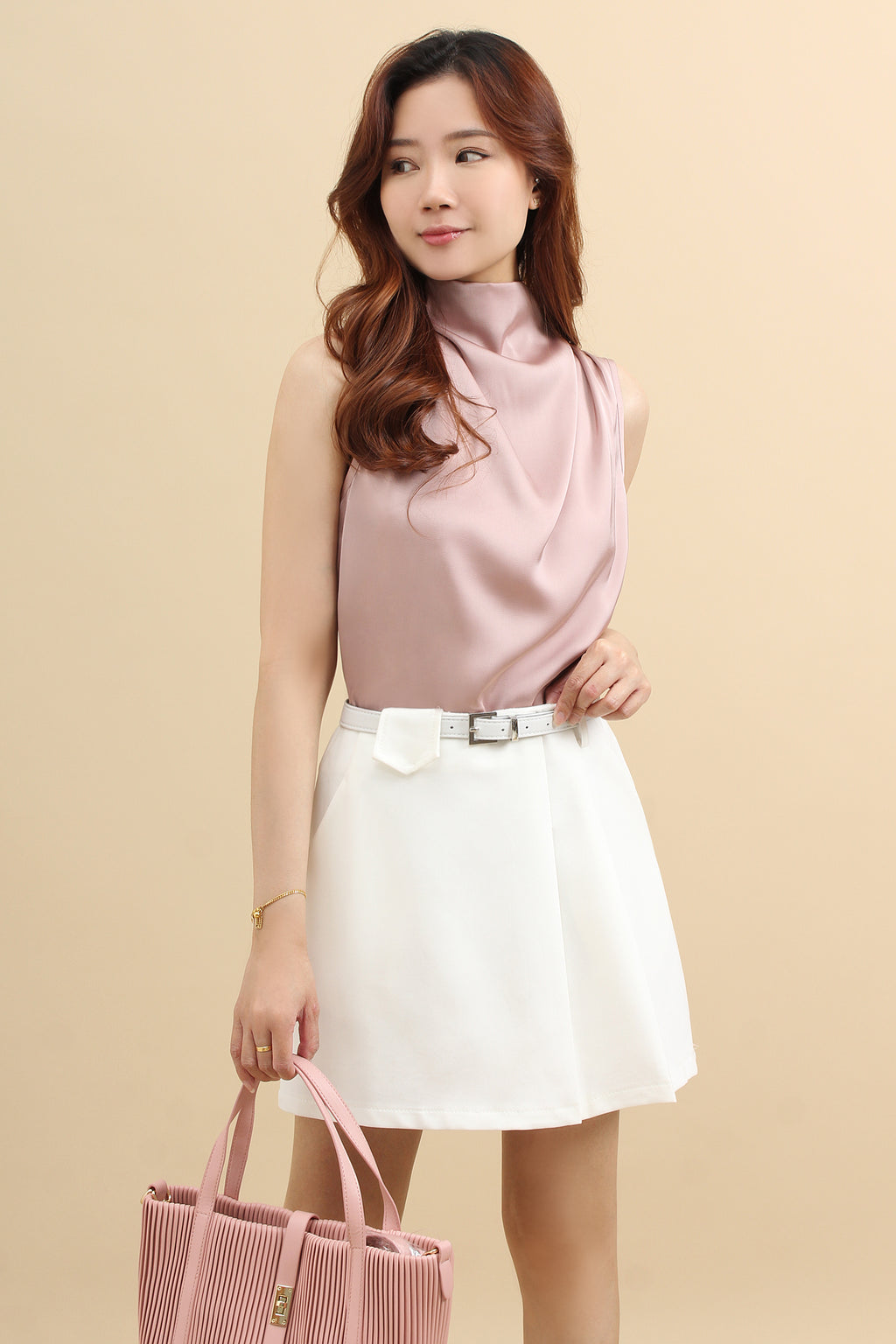 Sophia Belted Mini Skirt [FREE belt]