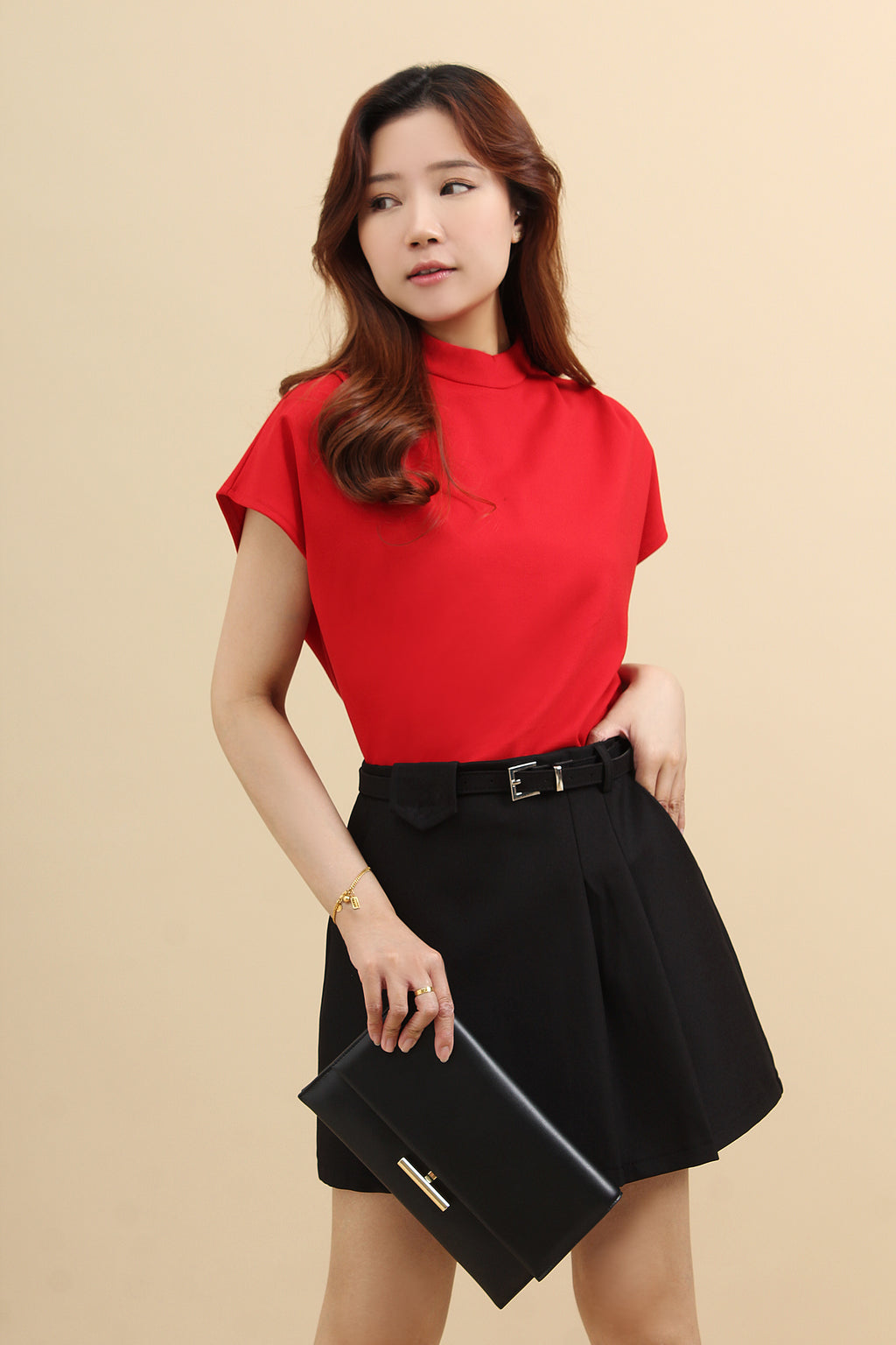 Sophia Belted Mini Skirt [FREE belt]