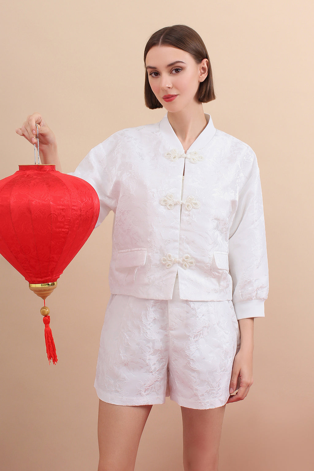 Le Oriental Oversized Top & Pants Set