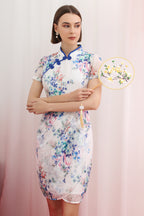 Ru Yi Eyelet Cheongsam