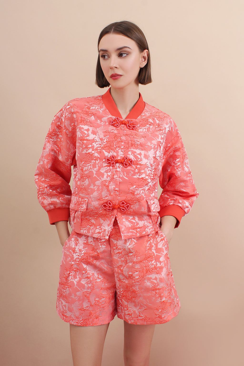 Le Oriental Oversized Top & Pants Set