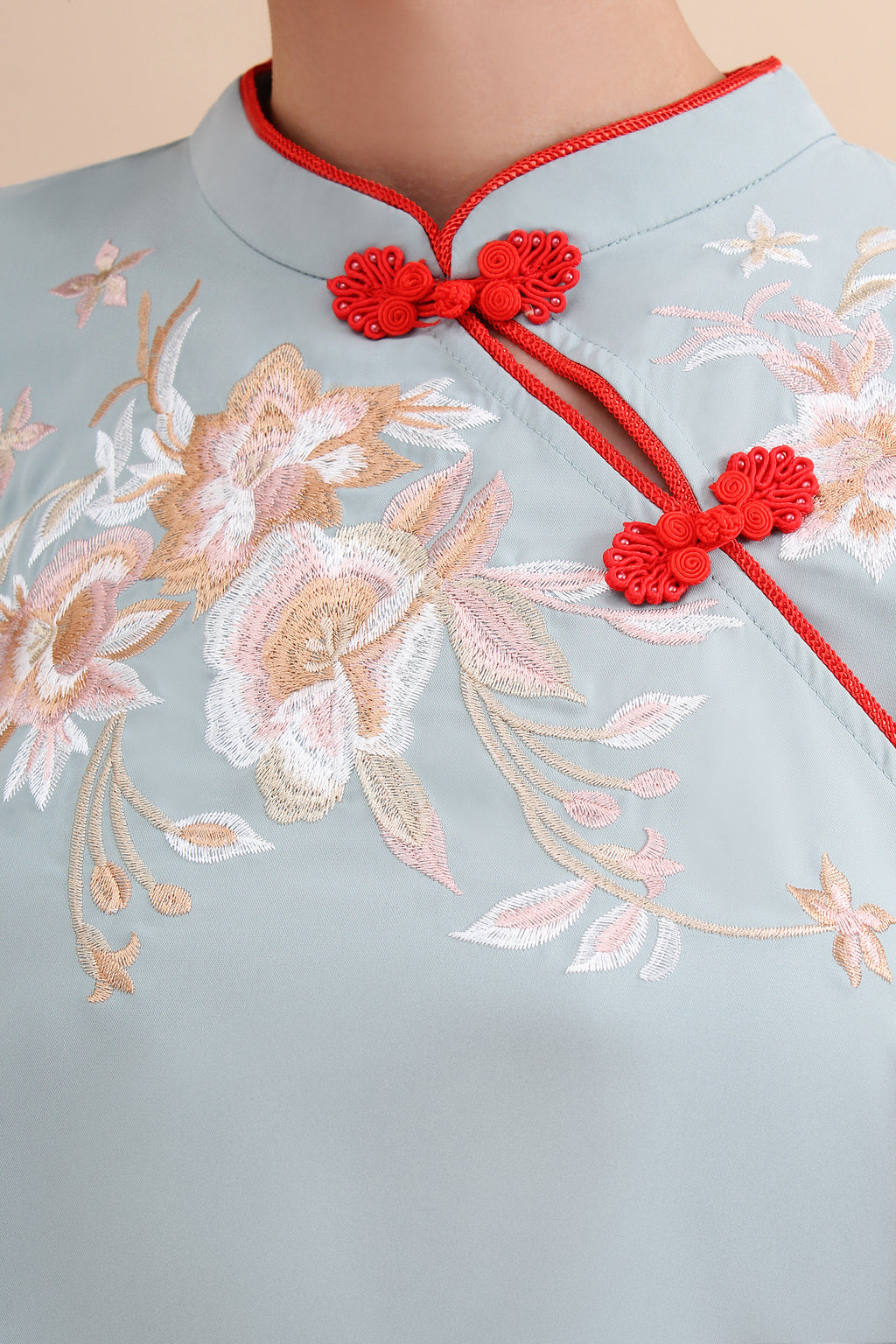 Blossom SilkTouch Embroidery Puff Sleeve Top