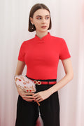 绾月 WANYUE Modern Qipao Top