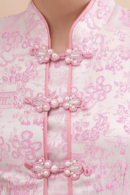 Regal Jacquard Cheongsam Set