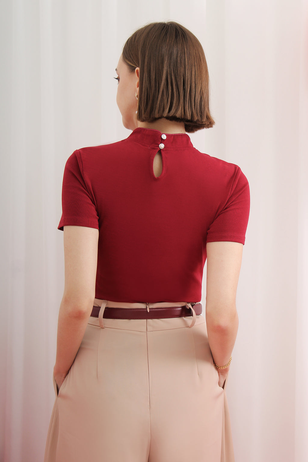 绾月 WANYUE Modern Qipao Top