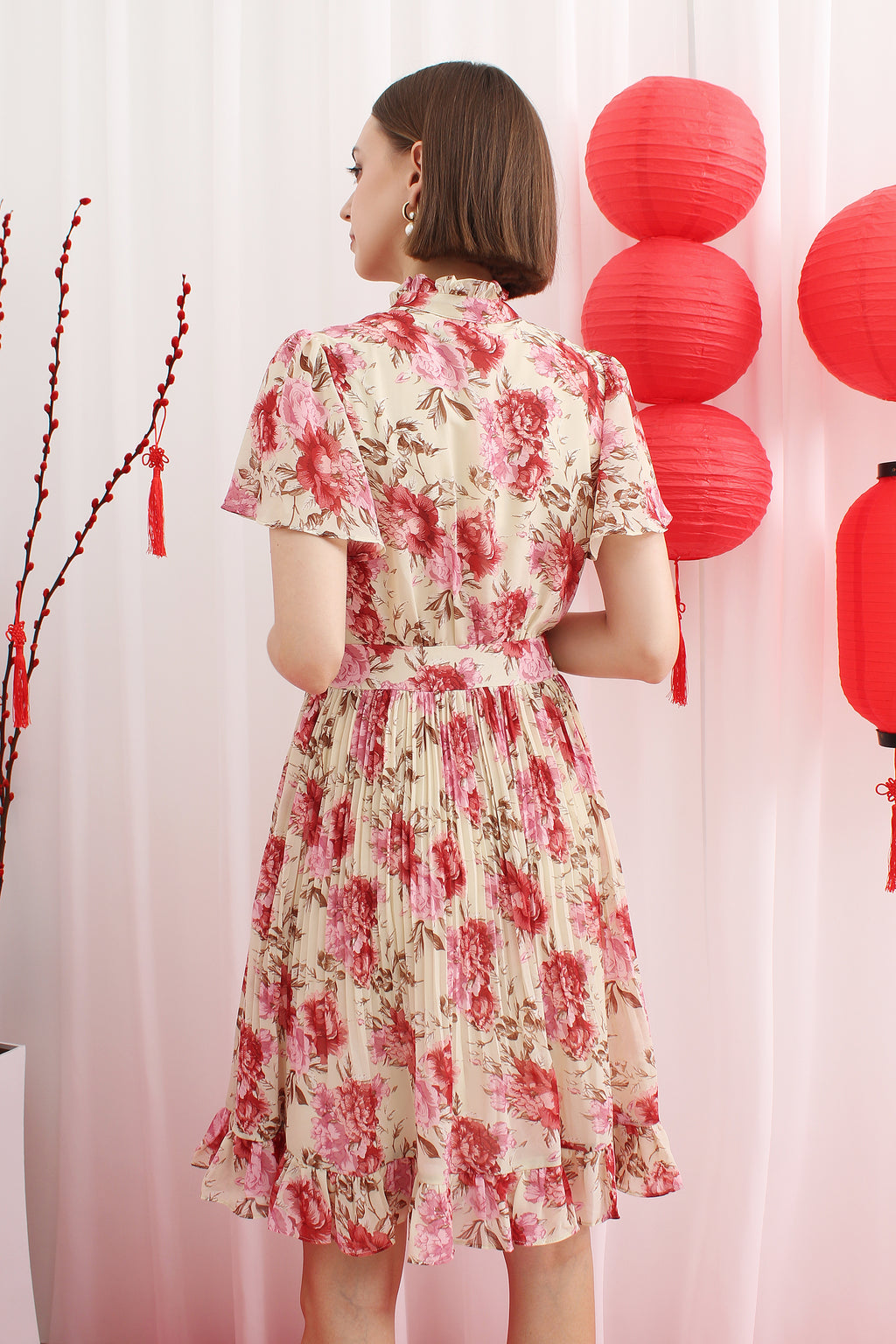 Floral Chiffon Dress