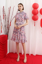 Floral Chiffon Dress