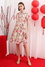 Floral Chiffon Dress