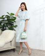 Textured Flare Dress