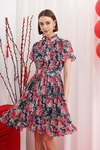 Floral Chiffon Dress