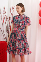 Floral Chiffon Dress