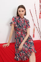 Floral Chiffon Dress