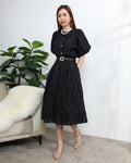 Textured Flare Dress