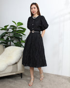 Textured Flare Dress