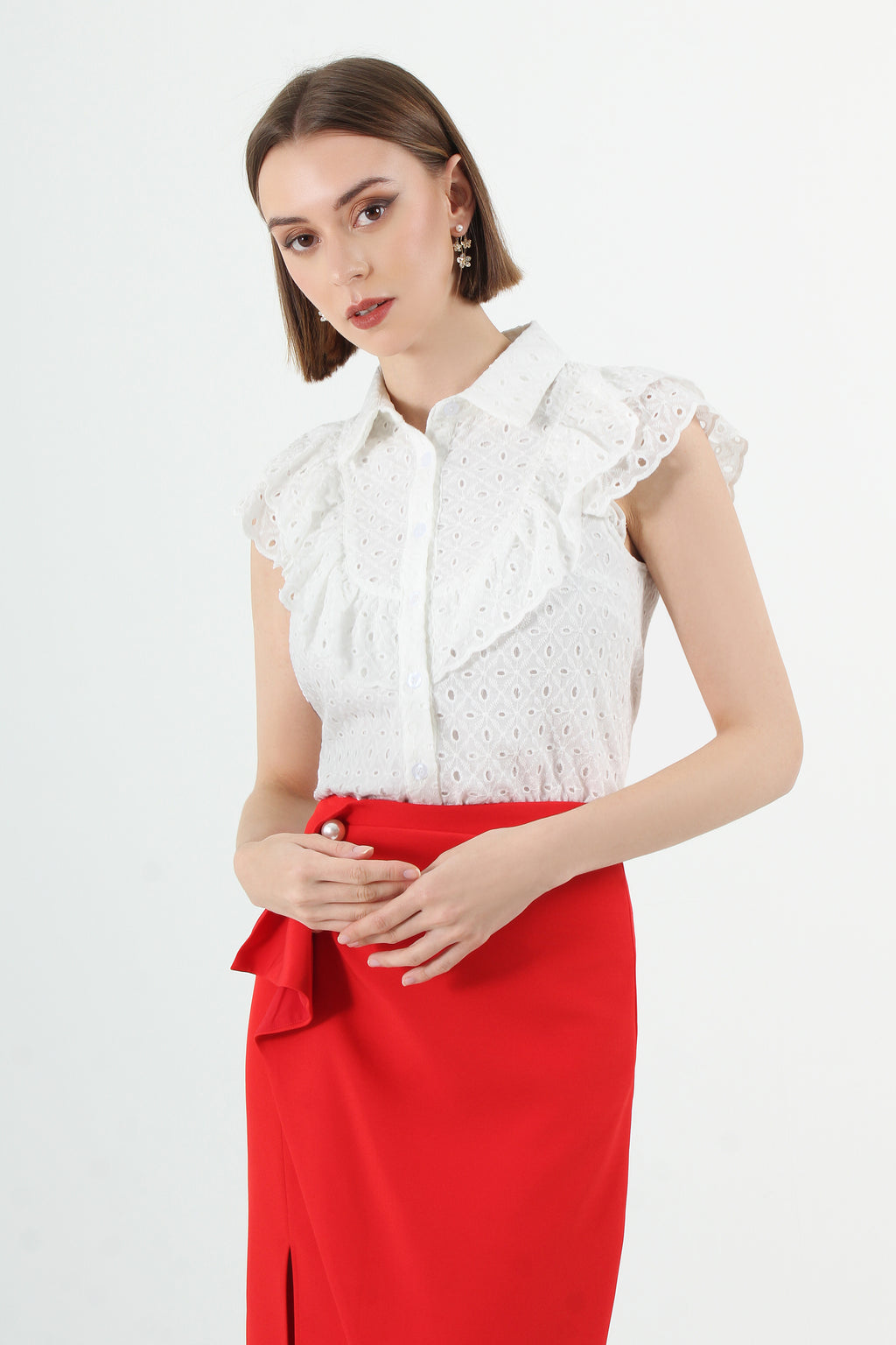 Ruffle Blouse