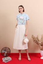 Spring Courtyard Top