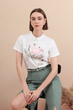 Spring Courtyard Top