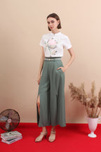 Spring Courtyard Top