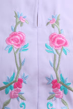 Floral Embroidered Cheongsam Top