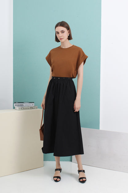 Mirella Structured Two-piece Midi Dress