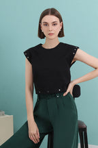 Mirella Structured Two-piece Midi Dress