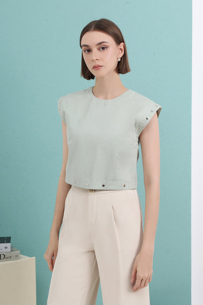 Mirella Structured Two-piece Midi Dress