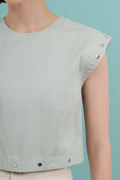 Mirella Structured Two-piece Midi Dress