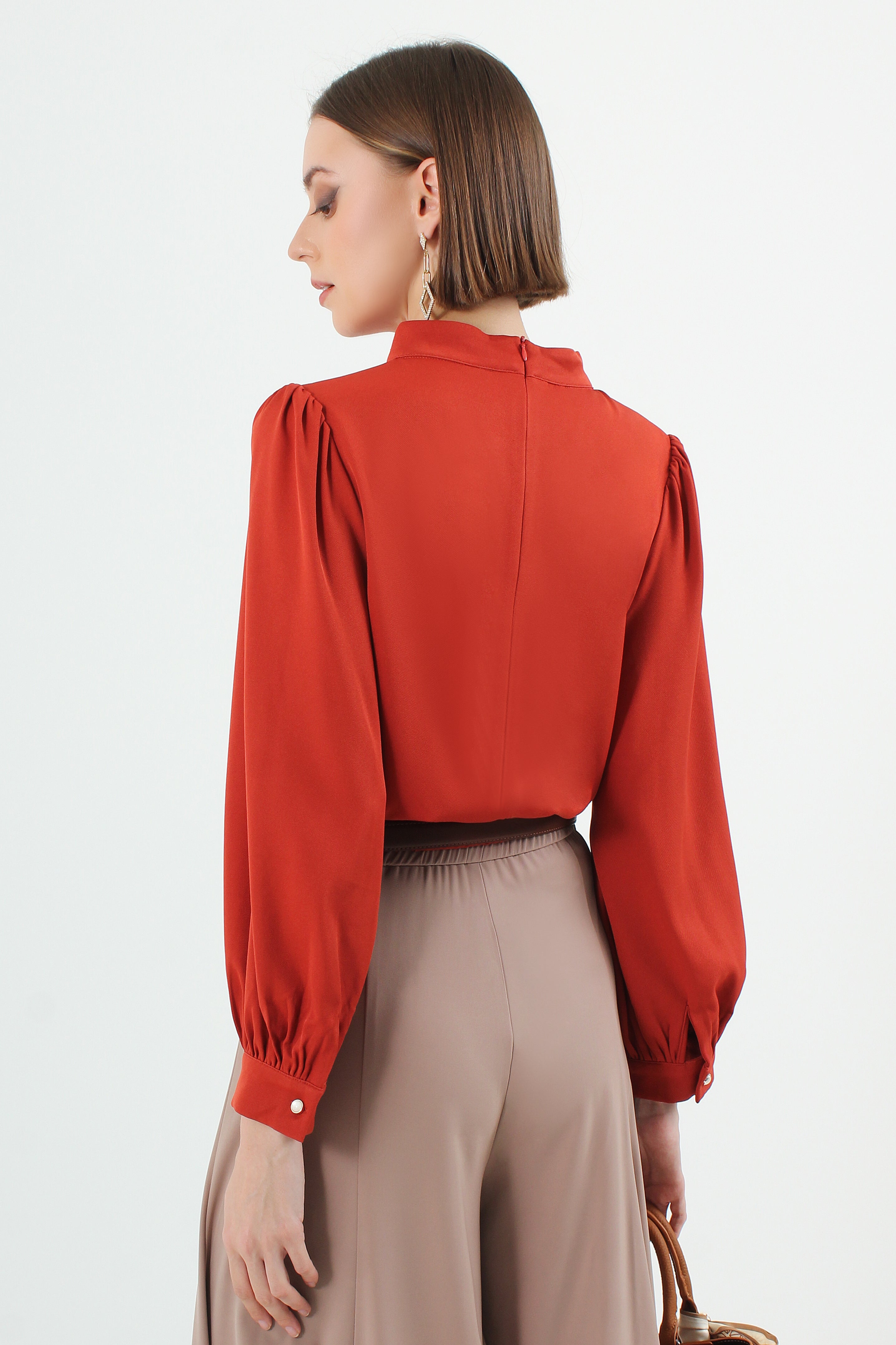 Twist Front Blouse